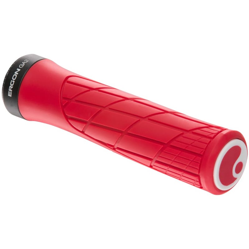 Ergon GA2 MTB All-Mountain Bike Grips â€“ Ergonomic, Adjustable, Soft German Rubber for Trail, XC, Freeride & Bikepacking, Juicy Orange - Image 3